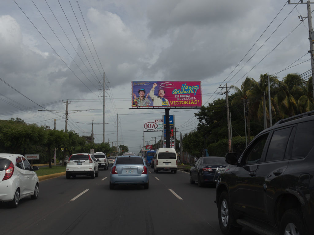 Daniel Ortega Werbeplakat